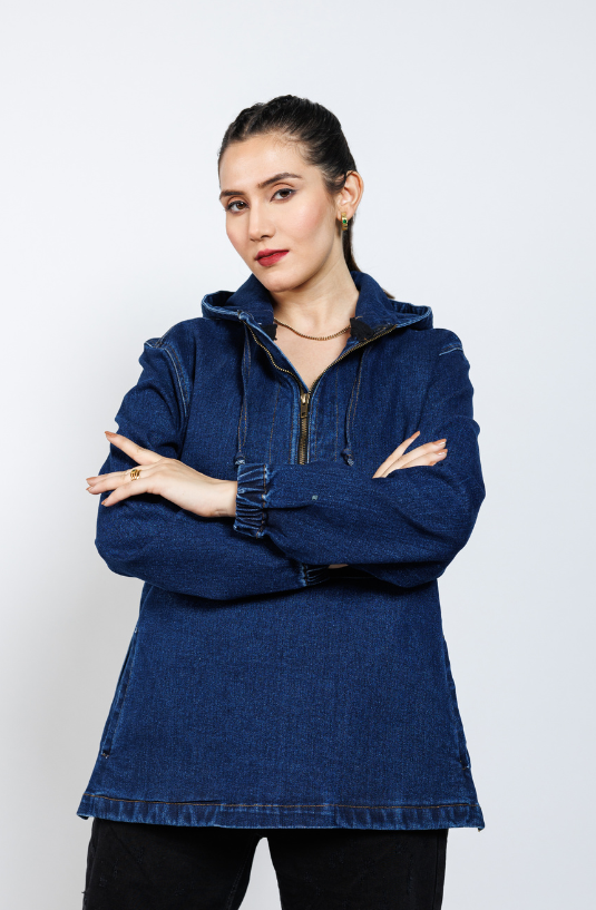 Inverno Denim Hoodie
