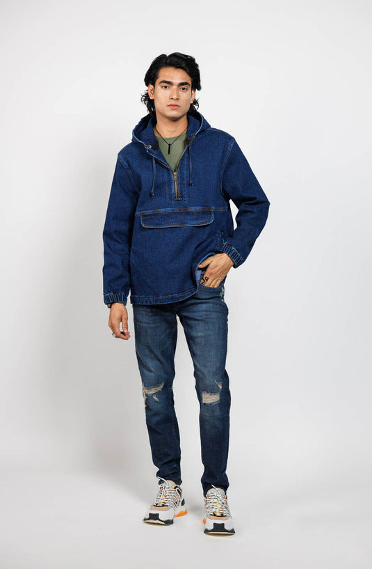 Inverno Denim Hoodie