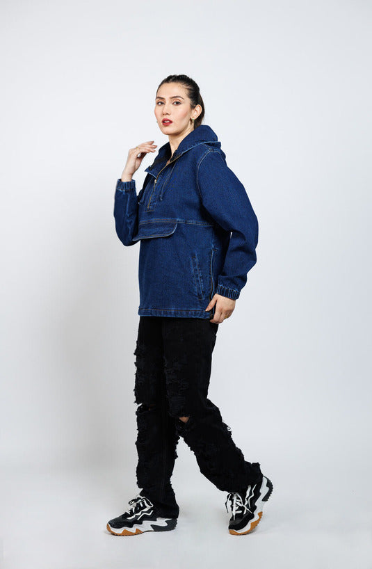Inverno Denim Hoodie