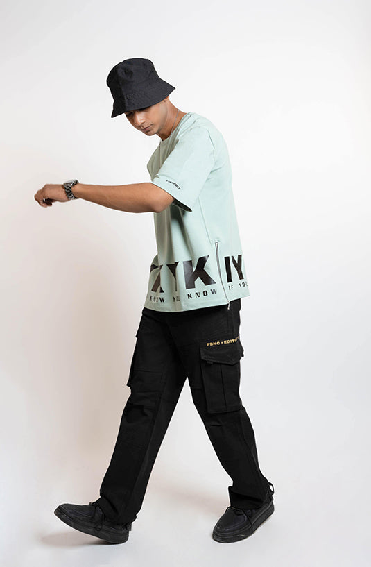 IYKYK Mint Oversized T-Shirt