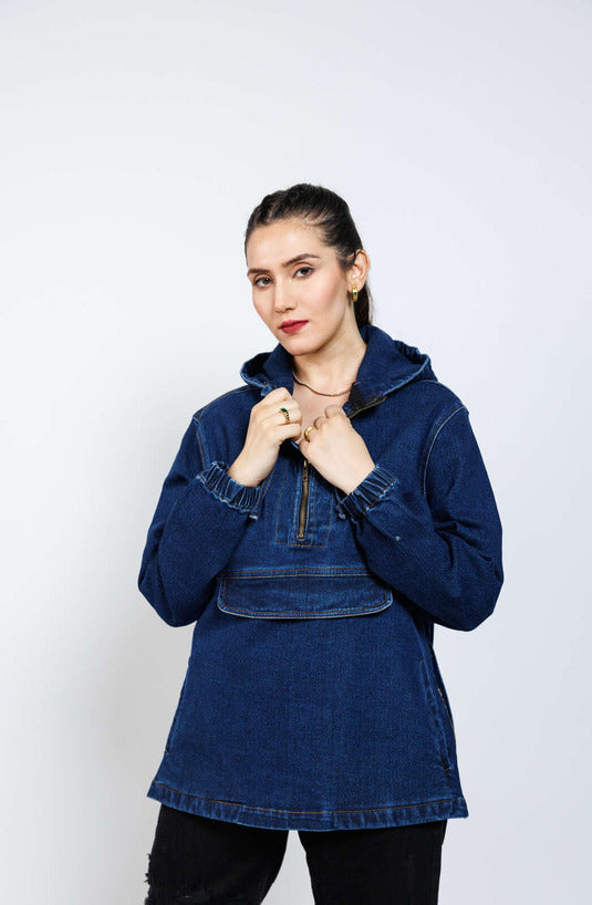 Inverno Denim Hoodie