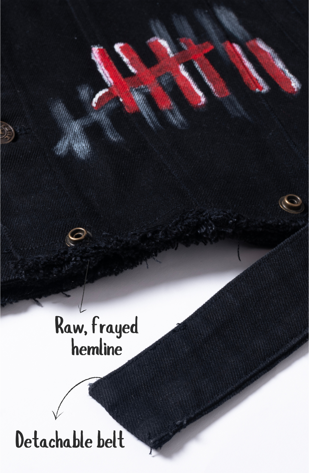 Seven Sins Hand Painted Jacket