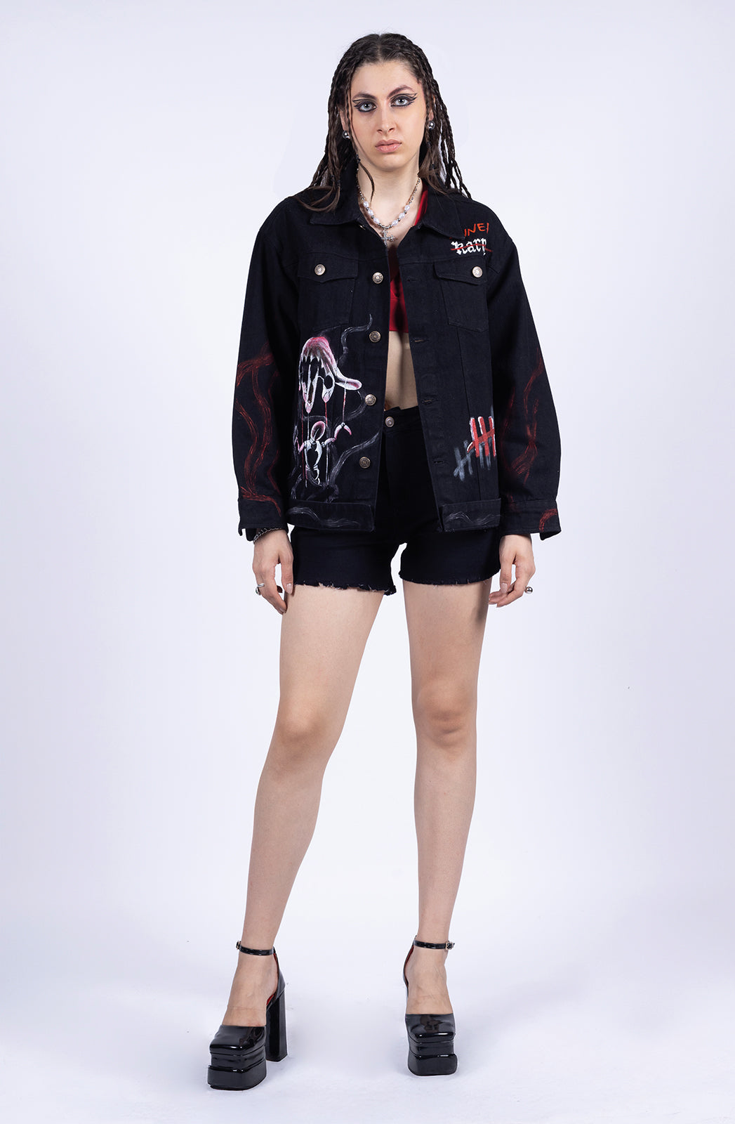 Seven Sins Hand Painted Jacket