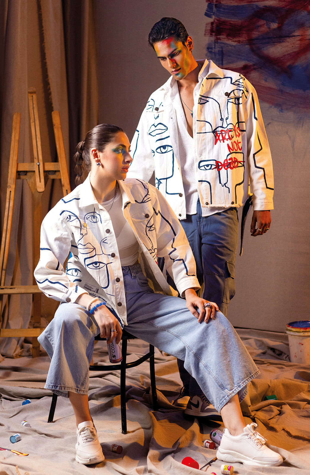 ART ISN’T DEAD Hand-Painted Jacket