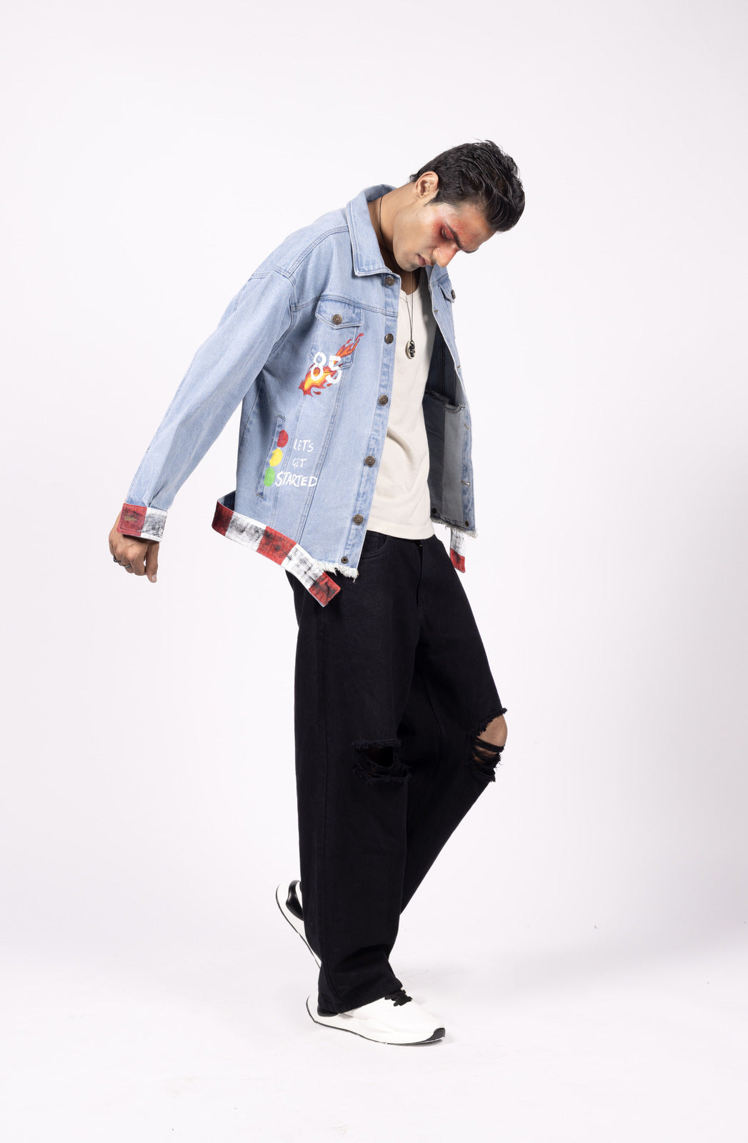 Racing Rebel Hand Painted Jacket