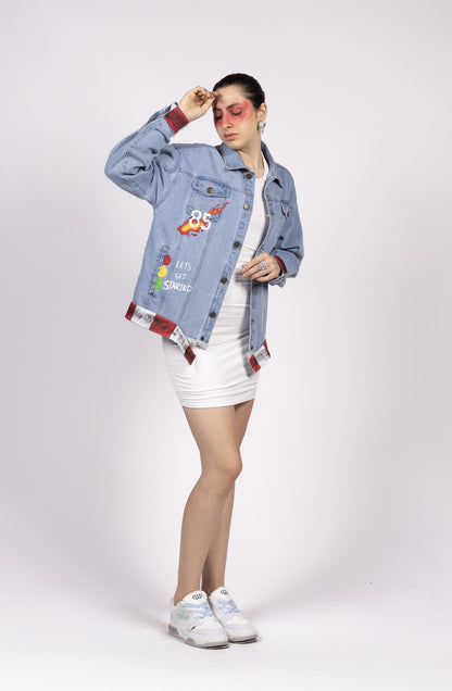 Racing Rebel Hand Painted Jacket