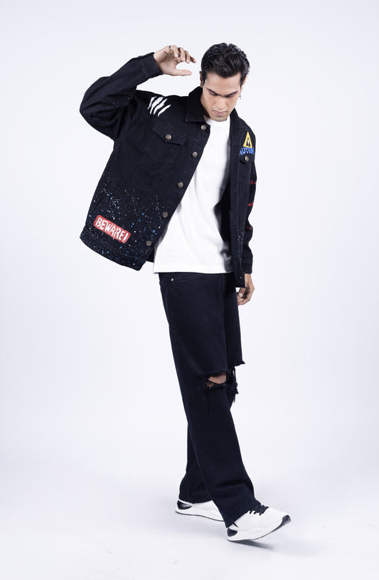 Fearless Hand Painted Jacket