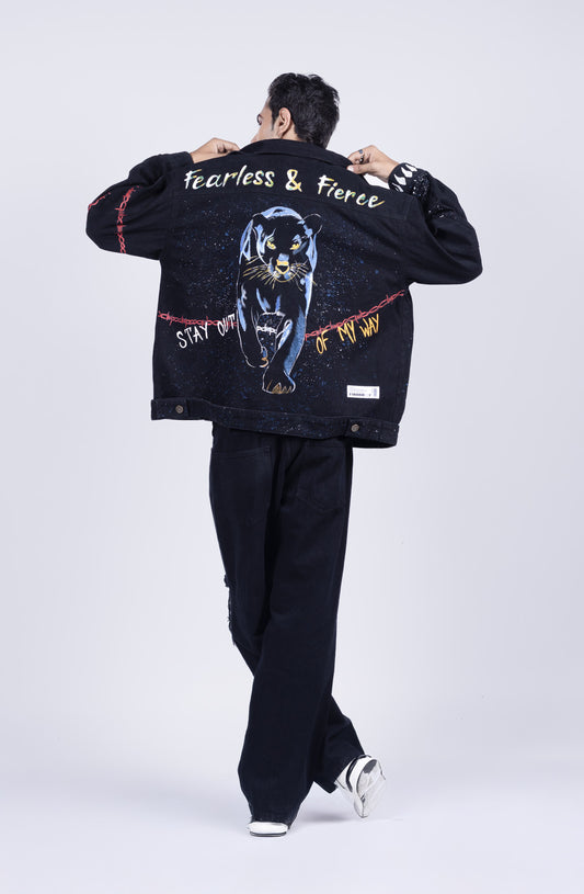 Fearless Hand Painted Jacket