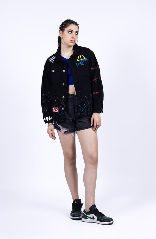 Fearless Hand Painted Jacket