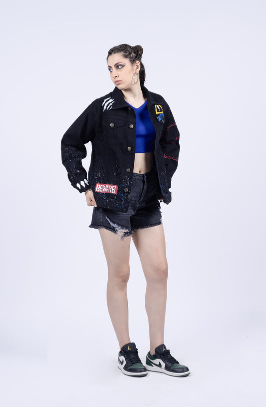 Fearless Hand Painted Jacket