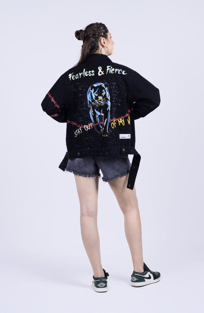 Fearless Hand Painted Jacket