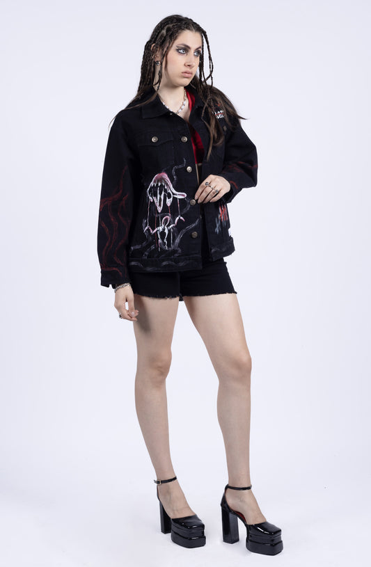 Seven Sins Hand Painted Jacket