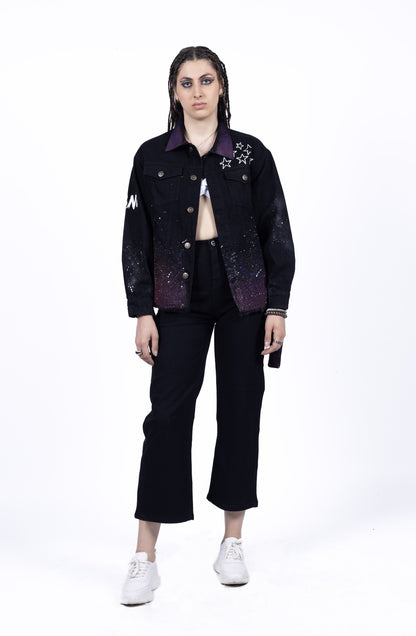 After Glow Custom Hand-Painted LED Couple Jacket