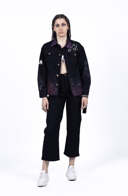 After Glow Custom Hand-Painted LED Couple Jacket