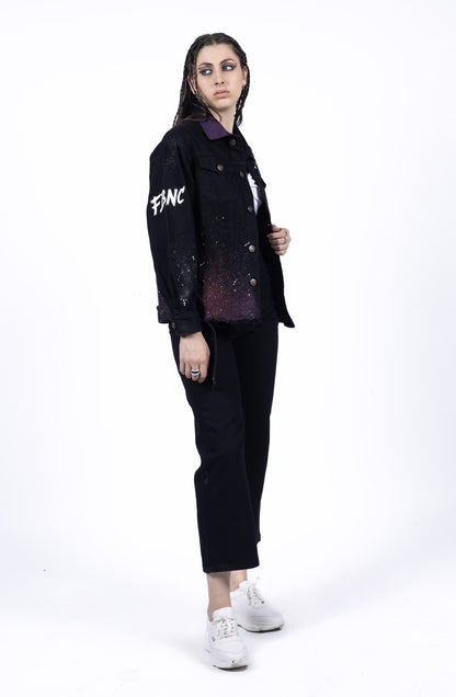 After Glow Custom Hand-Painted LED Couple Jacket