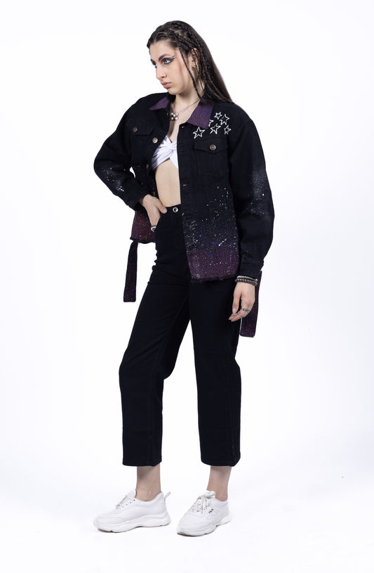 After Glow Custom Hand-Painted LED Couple Jacket