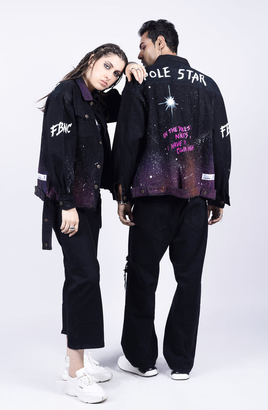 After Glow Custom Hand-Painted LED Couple Jacket