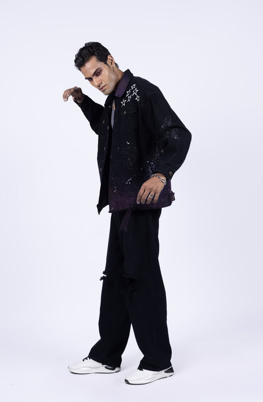 After Glow Custom Hand-Painted LED Couple Jacket