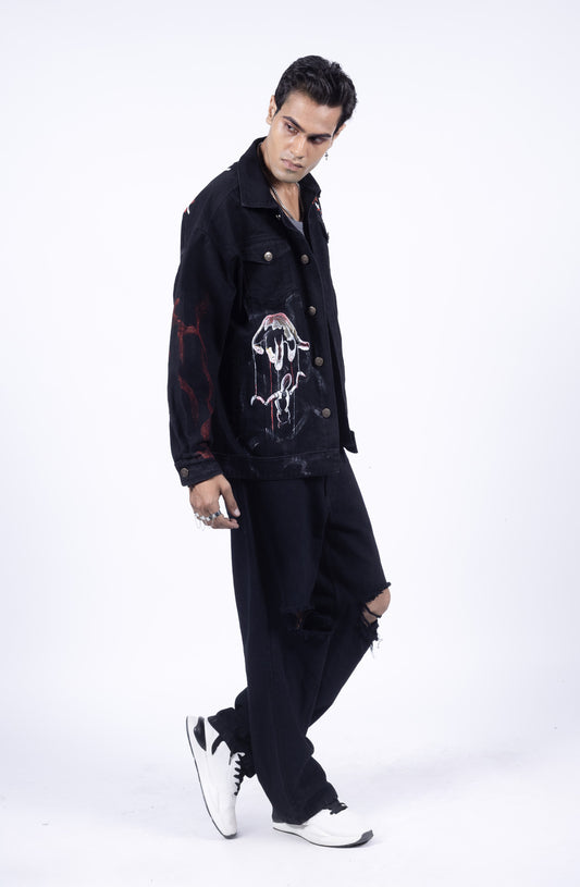 Seven Sins Hand Painted Jacket