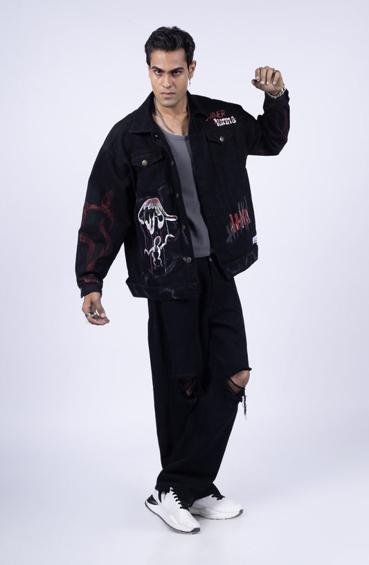 Seven Sins Hand Painted Jacket