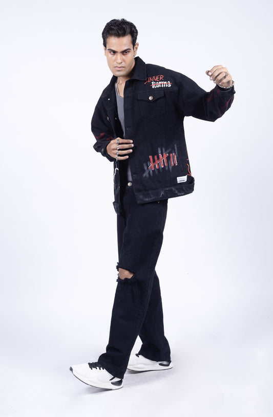 Seven Sins Hand Painted Jacket