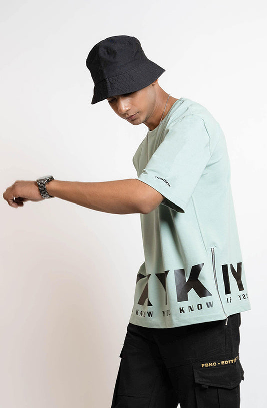 IYKYK Mint Oversized T-Shirt