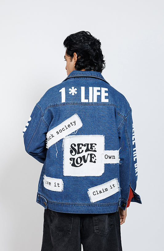 Self Love Oversized Denim Jacket