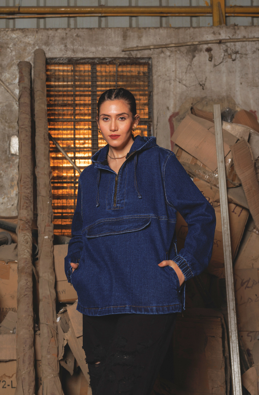 Inverno Denim Hoodie