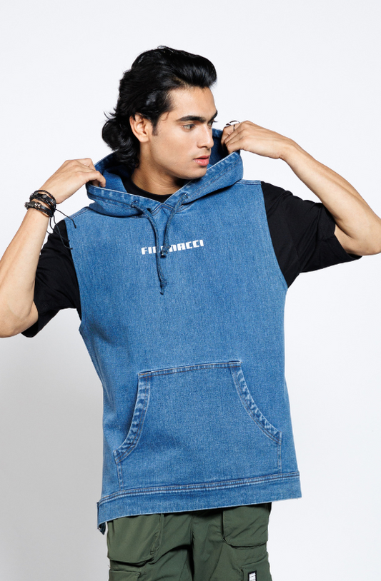 One Life Fusion Denim Hoodie