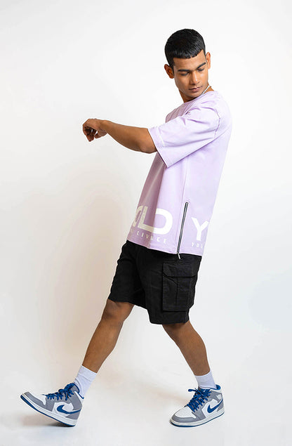 YOLO Lavender Oversized T-Shirt