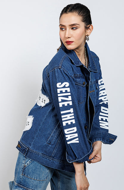 Self Love Oversized Denim Jacket