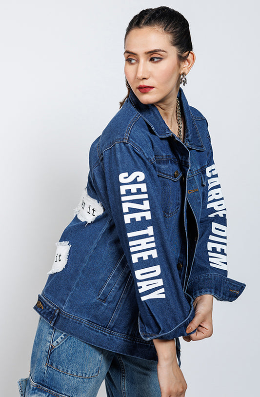 Self Love Oversized Denim Jacket