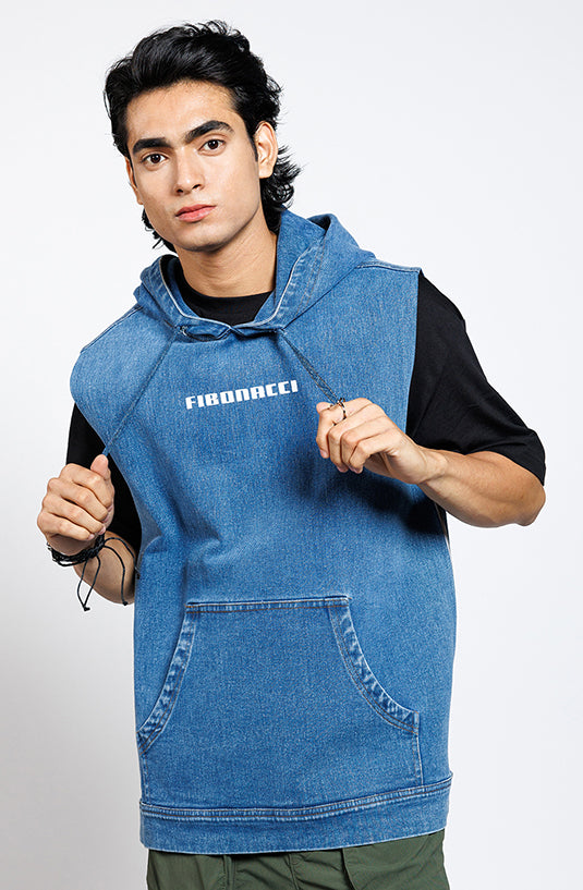 One Life Fusion Denim Hoodie