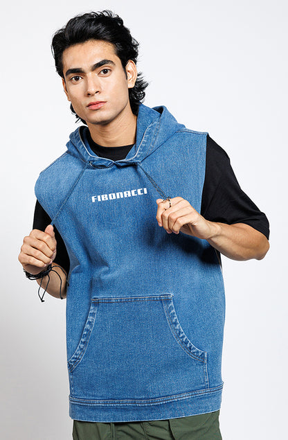 One Life Fusion Denim Hoodie
