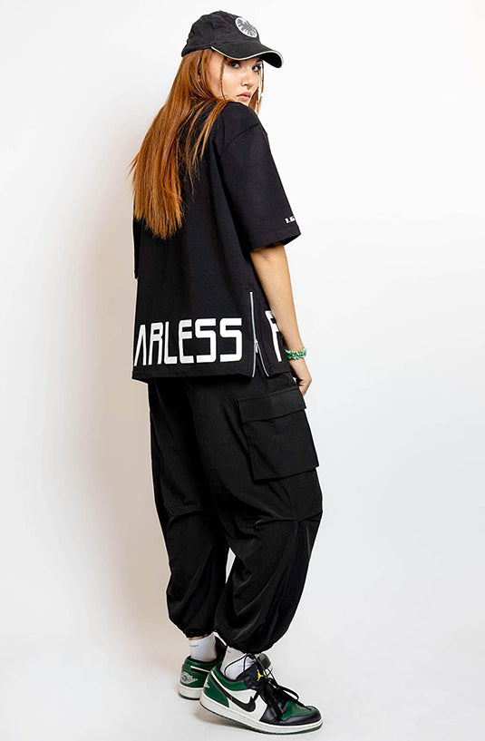 Rebel Black Oversized T-Shirt