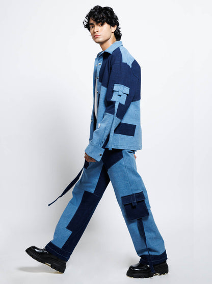 Rebel Patch Denim Co-ord Set