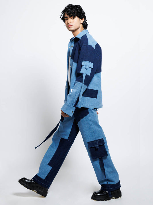 Rebel Patch Denim Co-ord Set