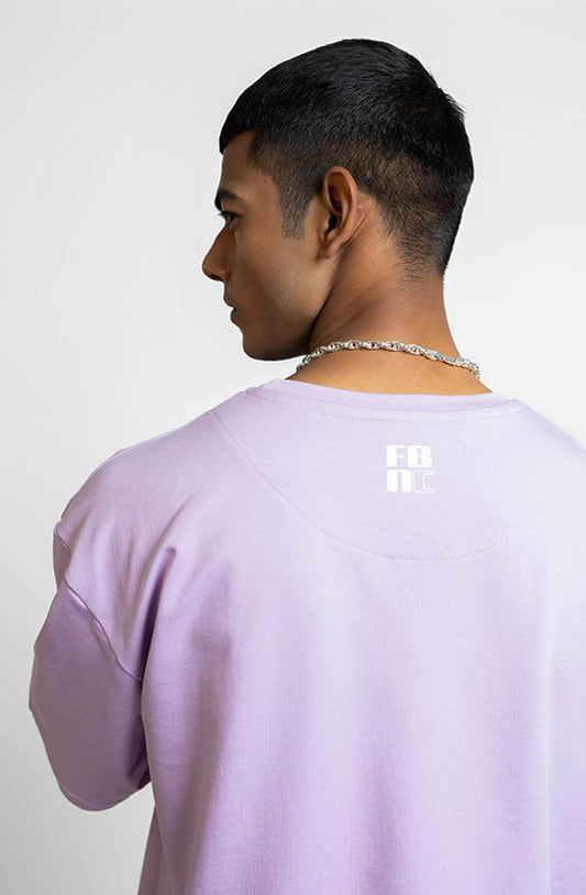 Be Woke Lavender Oversized T-Shirt