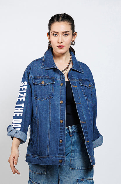 Self Love Oversized Denim Jacket