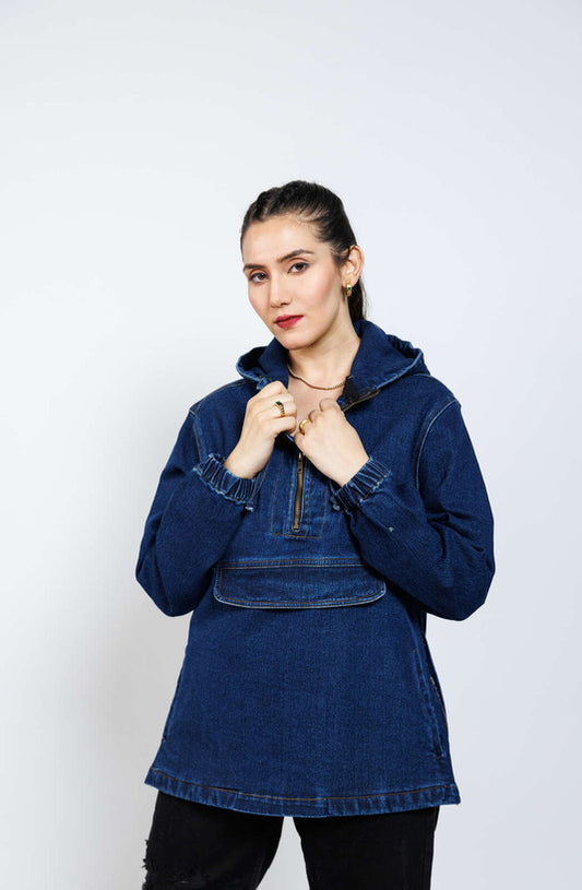 Inverno Denim Hoodie