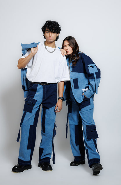 Rebel Patch Denim Co-ord Set
