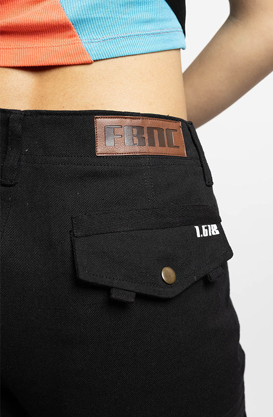 Noir Baggy Cargo Pants