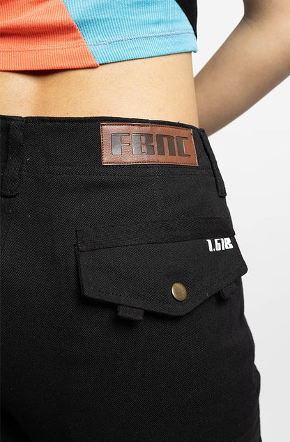 Noir Baggy Cargo Pants