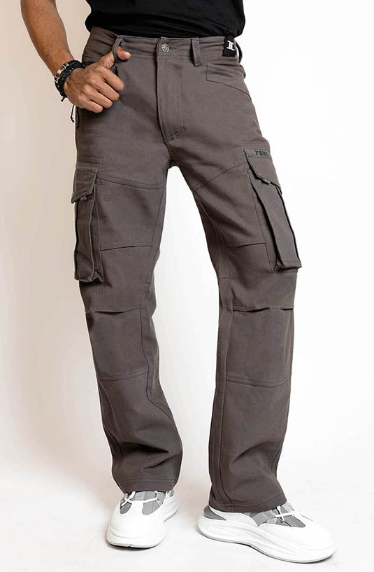 Ash Grey Cargo Pants