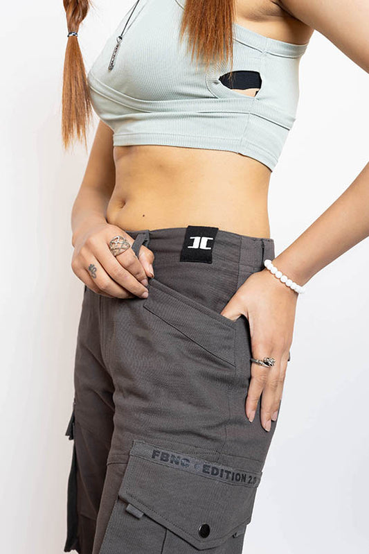 Ash Grey Cargo Pants