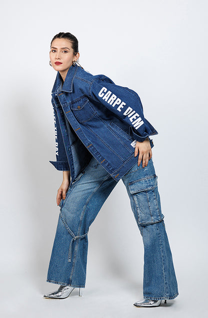 Self Love Oversized Denim Jacket