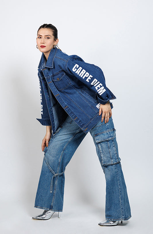 Self Love Oversized Denim Jacket