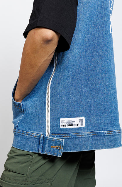 One Life Fusion Denim Hoodie