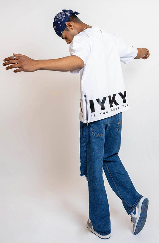 IYKYK White Oversized T-Shirt