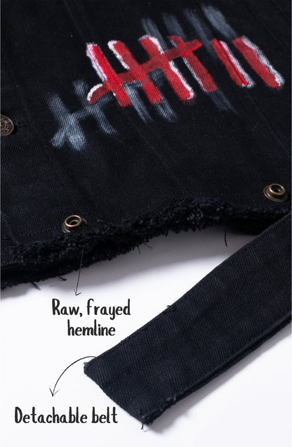 Seven Sins Hand Painted Jacket